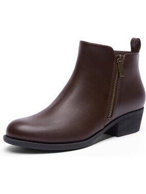 Stylish Women's Ankle Boots with Low Chunky Heel | Trendy Booties for Fall